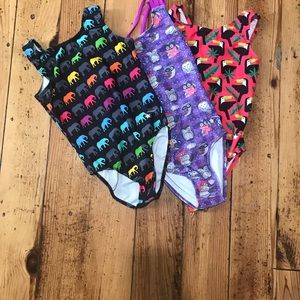 Destira leotard bundle of 3 size-child large
